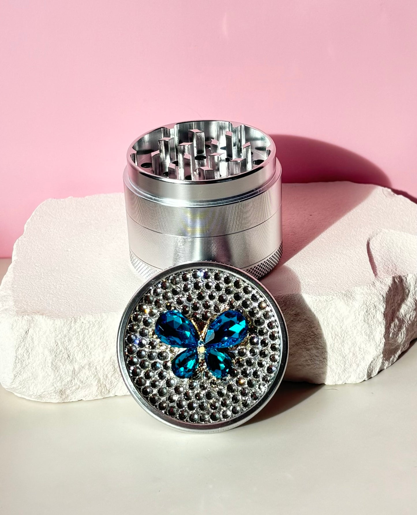 Silver Butterfly Grinder