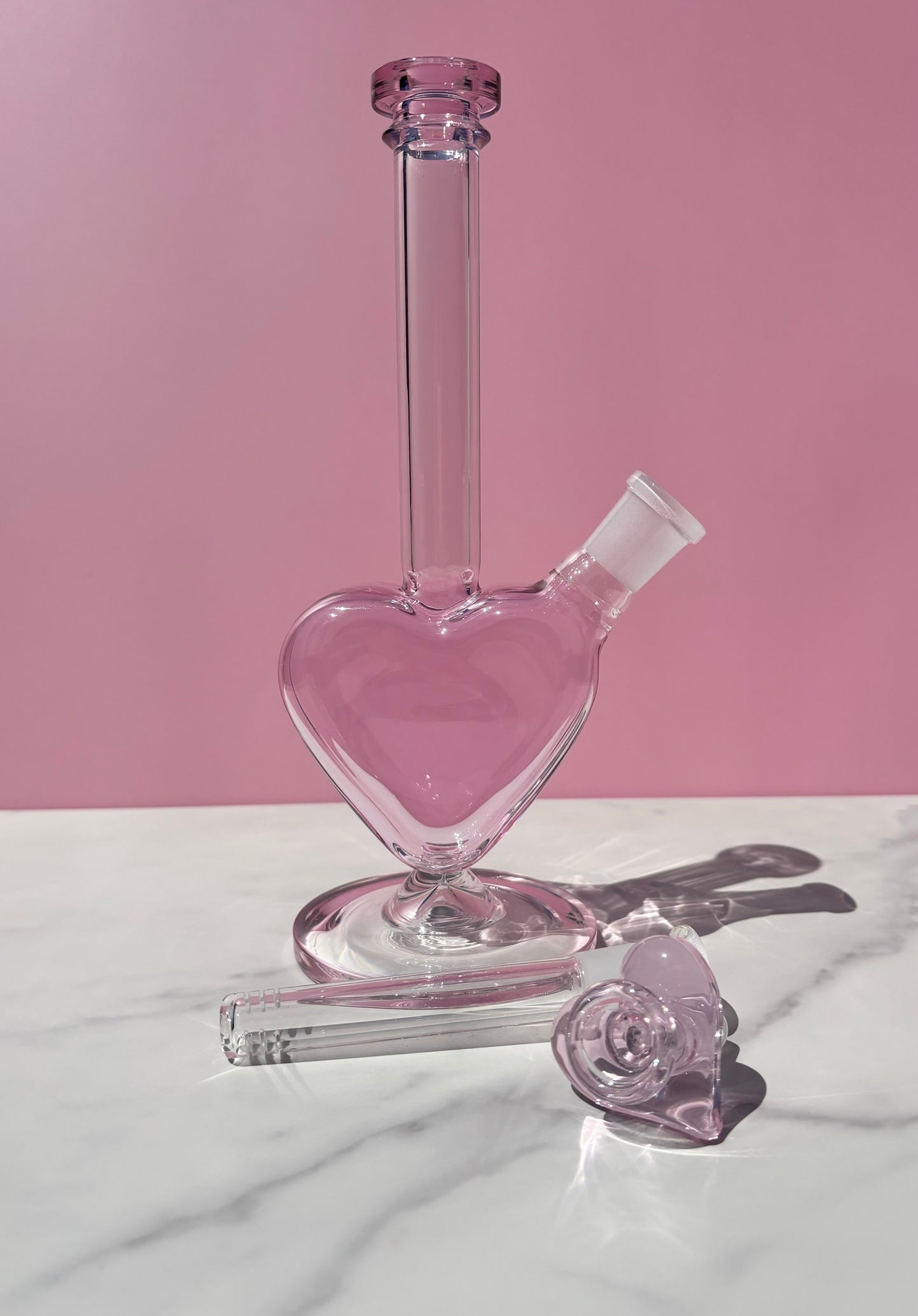 Pink Heart Bong