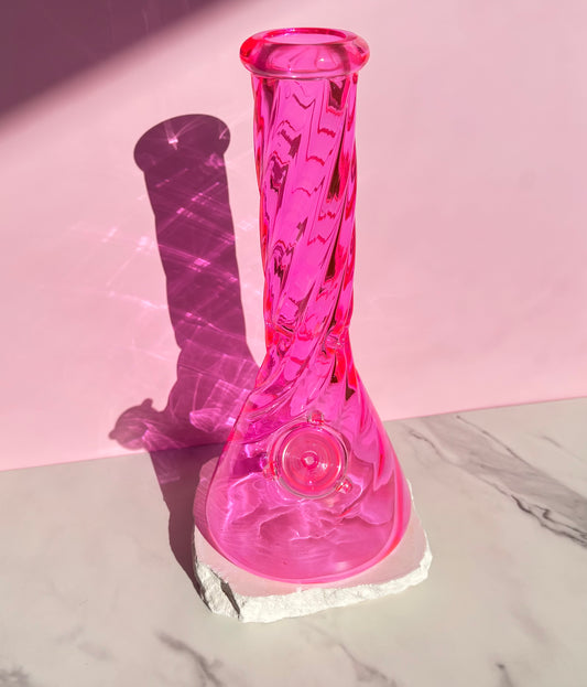 Glowing Pink Bong