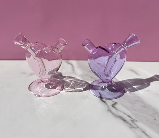 Heart's Desire Mini Glass Pipe