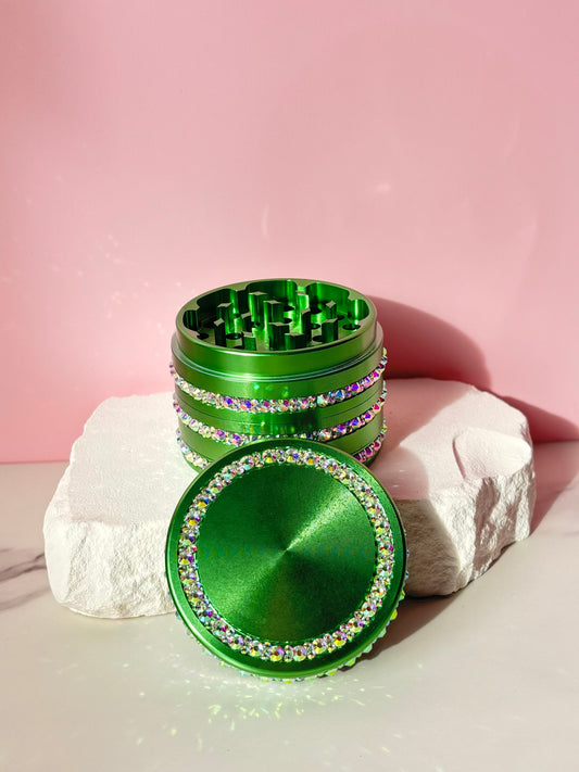 Green Rhinestone Grinder