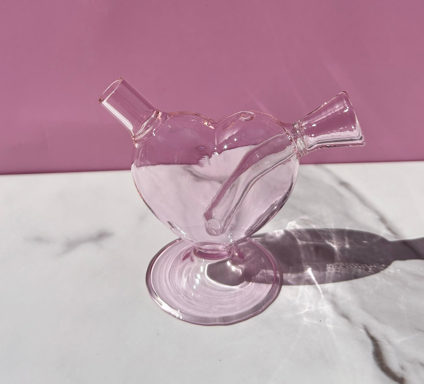 Heart's Desire Mini Glass Pipe