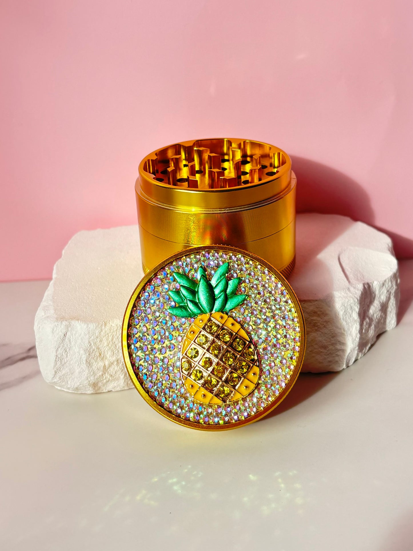 Gold Pineapple Grinder