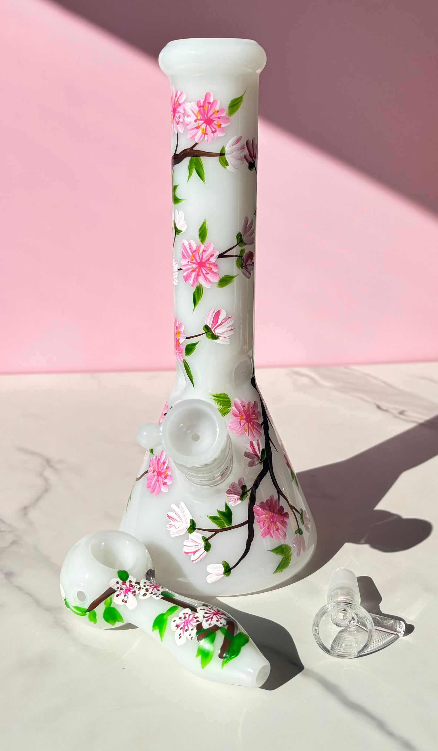 Cherry Blossom Bong and Pipe Bundle