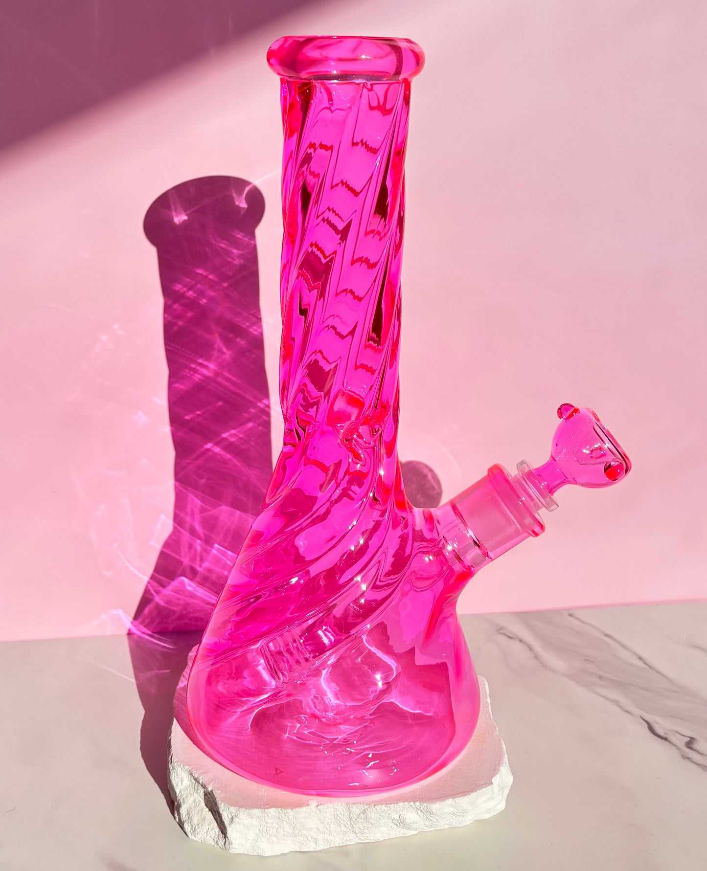 Glowing Pink Bong