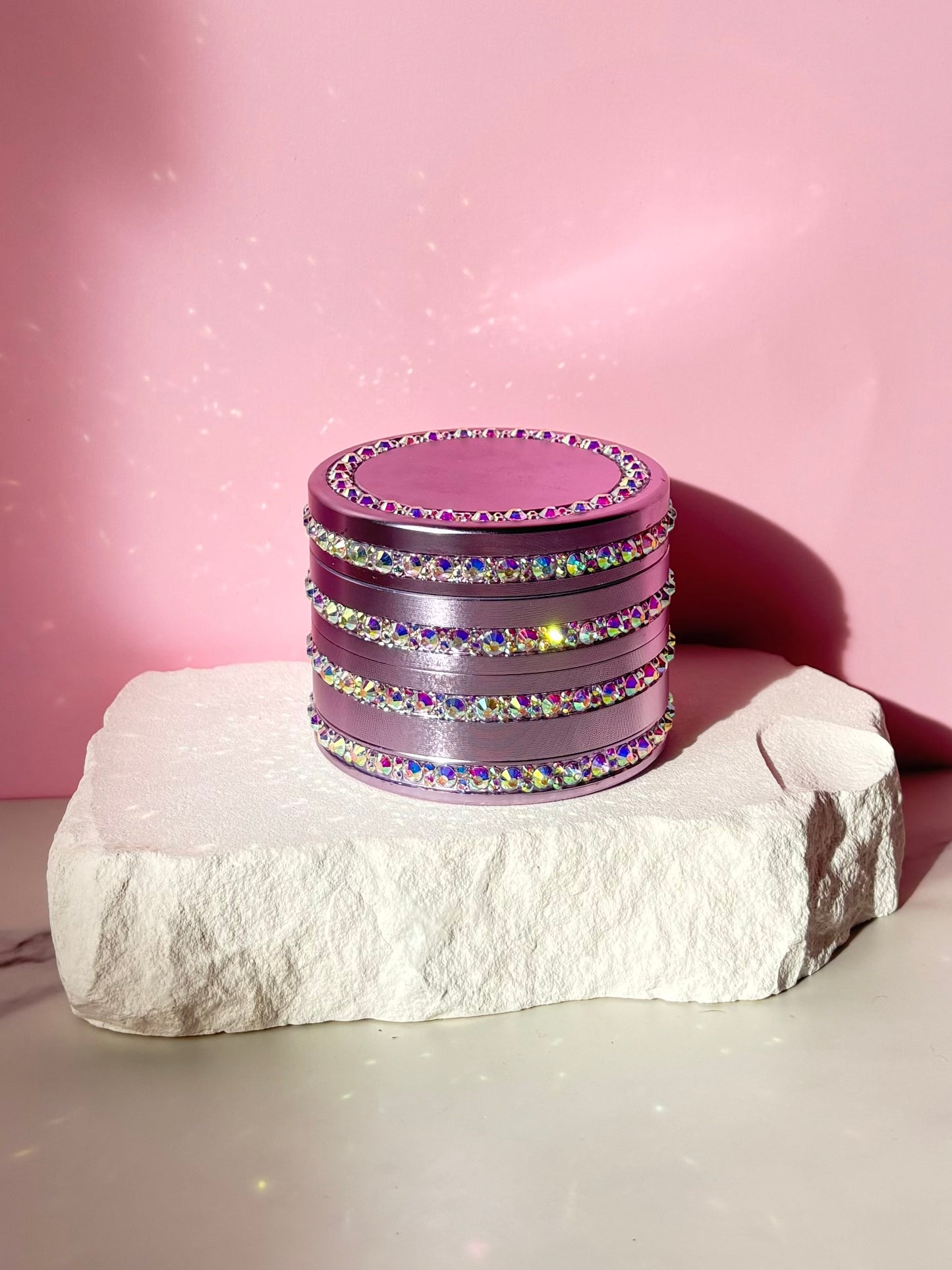 Purple Rhinestone Grinder