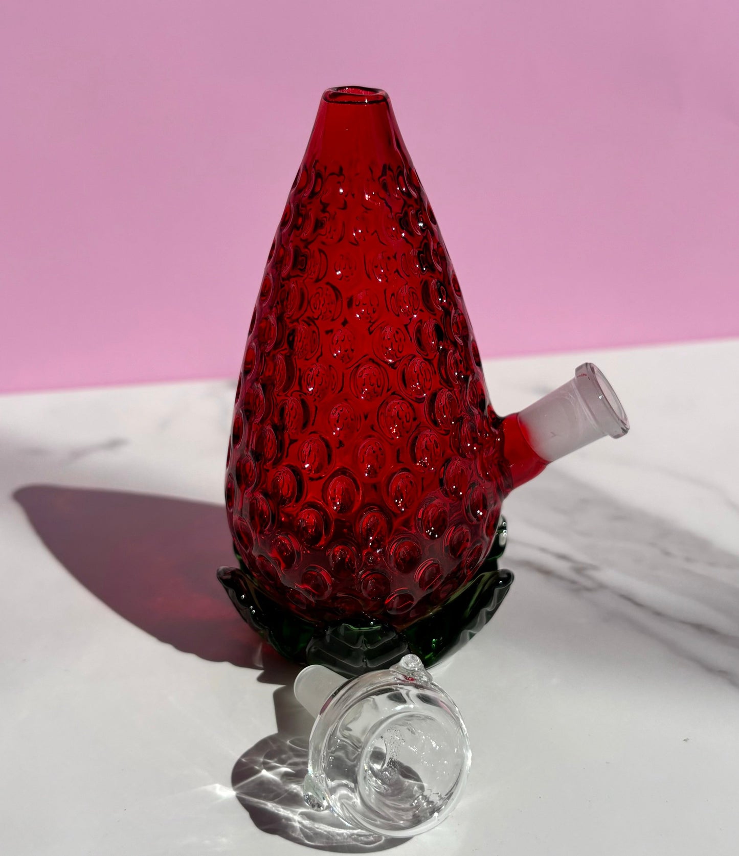 Strawberry Dreams Glass Pipe