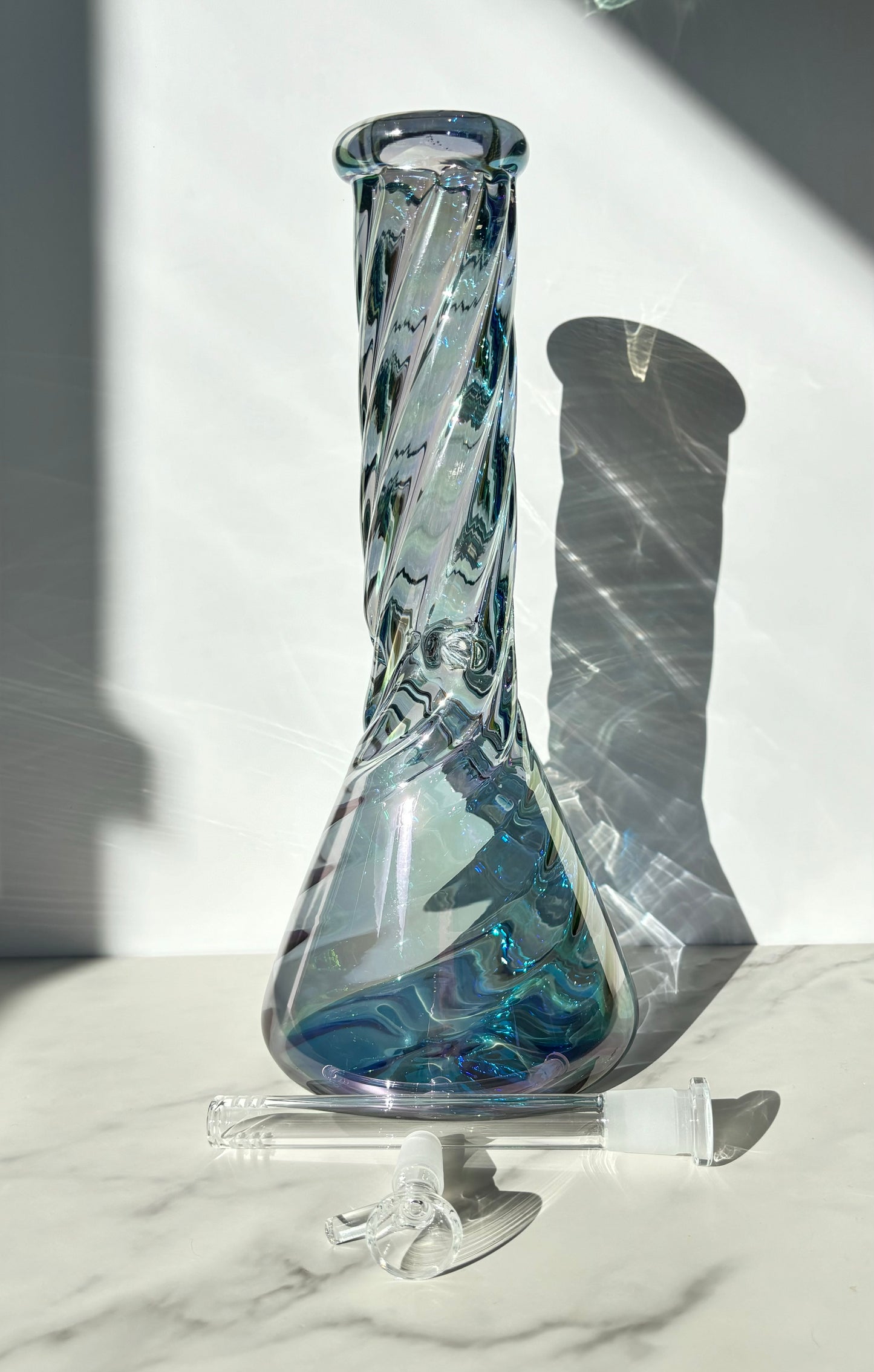 Emerald Iridescent Bong