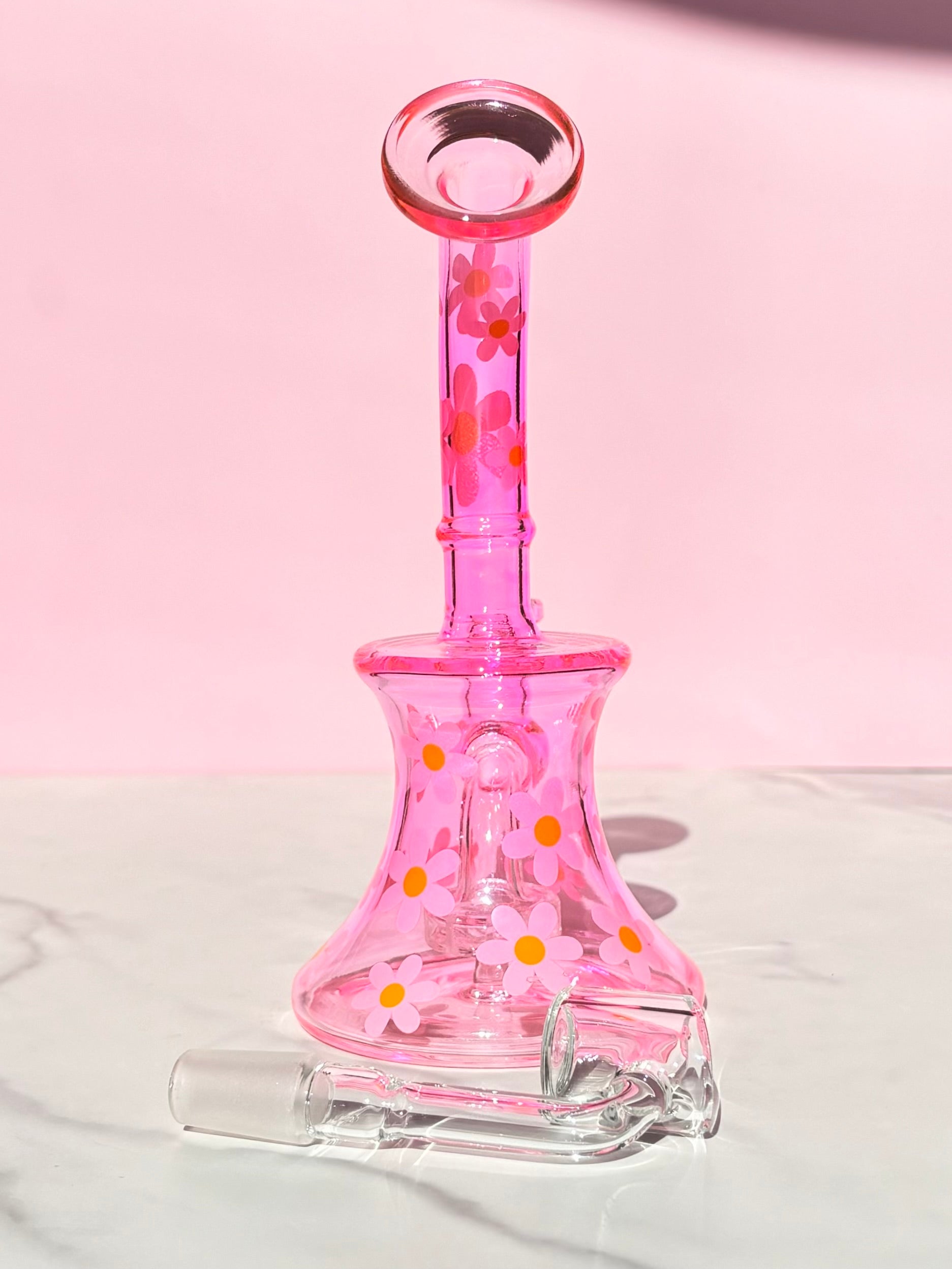 Pink Daisy Dab Rig