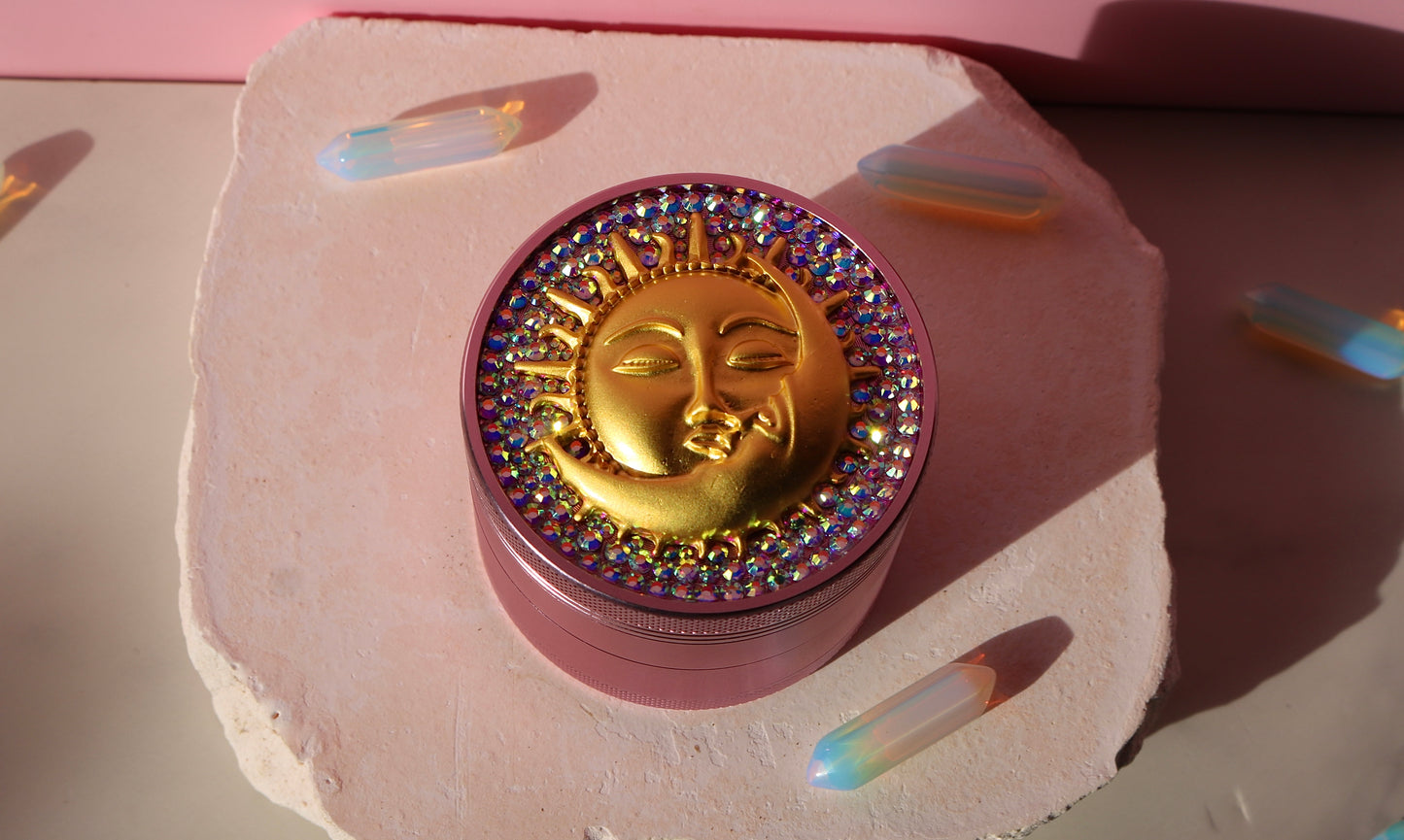 Pink Sun and Moon Grinder