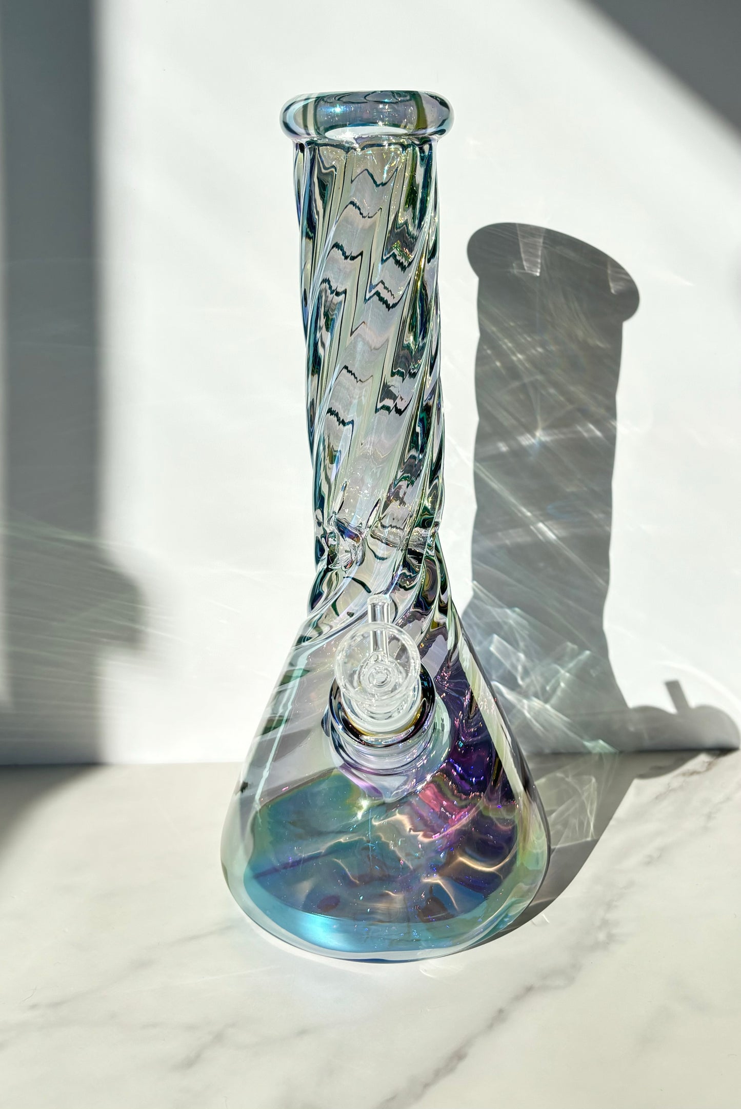 Emerald Iridescent Bong