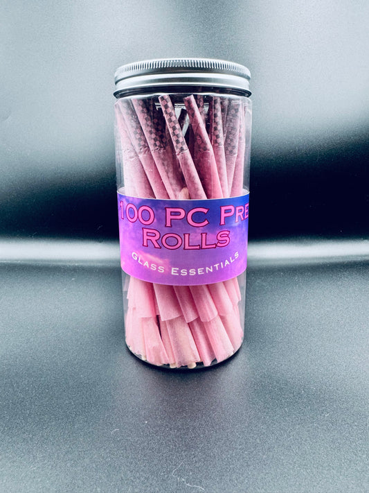 Checkered Pink Prerolls-100PC